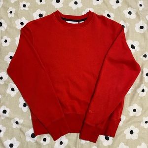 Adidas x HUMANRACE by Pharrell Williams red crew sweatshirt - sz xs